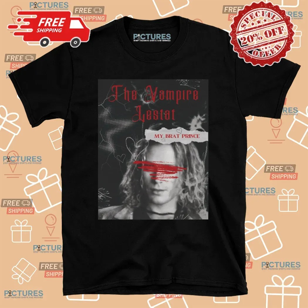 The Vampire Lestat de Lioncourt Interview with the Vampire Grunge Fan Gothic Horror My Brat Prince T Shirt
