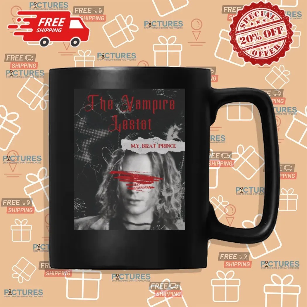 The Vampire Lestat de Lioncourt Interview with the Vampire Grunge Fan Gothic Horror My Brat Prince T Shirt