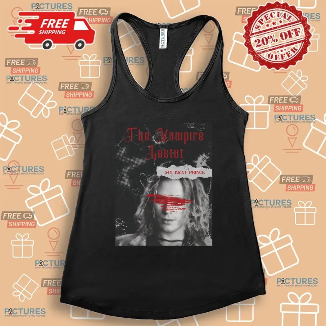 The Vampire Lestat de Lioncourt Interview with the Vampire Grunge Fan Gothic Horror My Brat Prince T Shirt