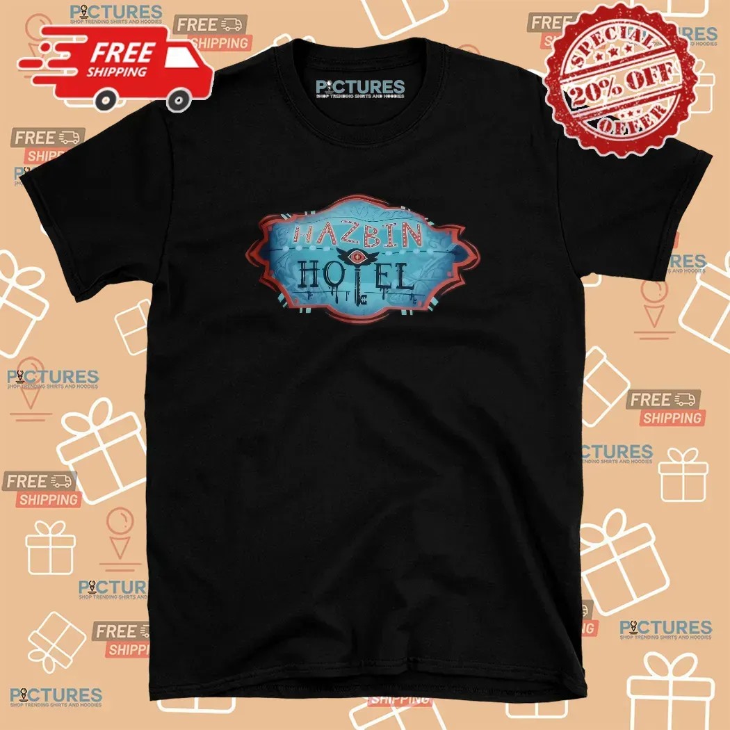 The Vox Hazbin Logo Trust Us T Shirt