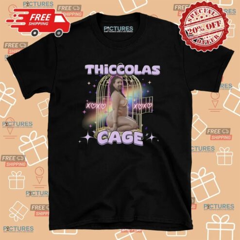 Thiccolas Cage Meme Parody T Shirt