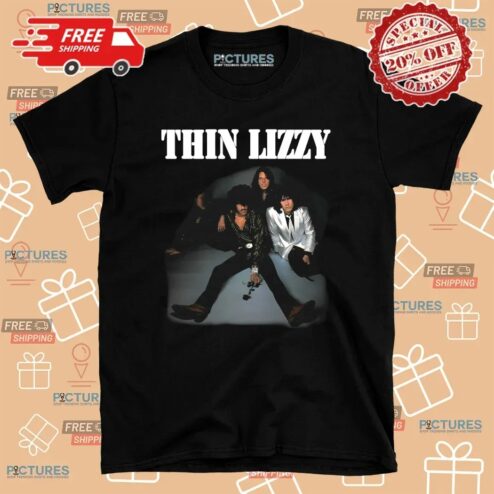 Thin Lizzy Rock Band Album Tour Concert T Shirt