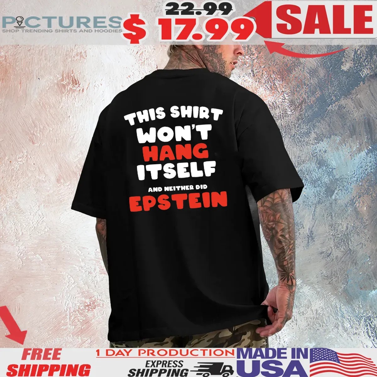 This Shirt Won't Hang Itself And Neither Did Epstein T Shirt