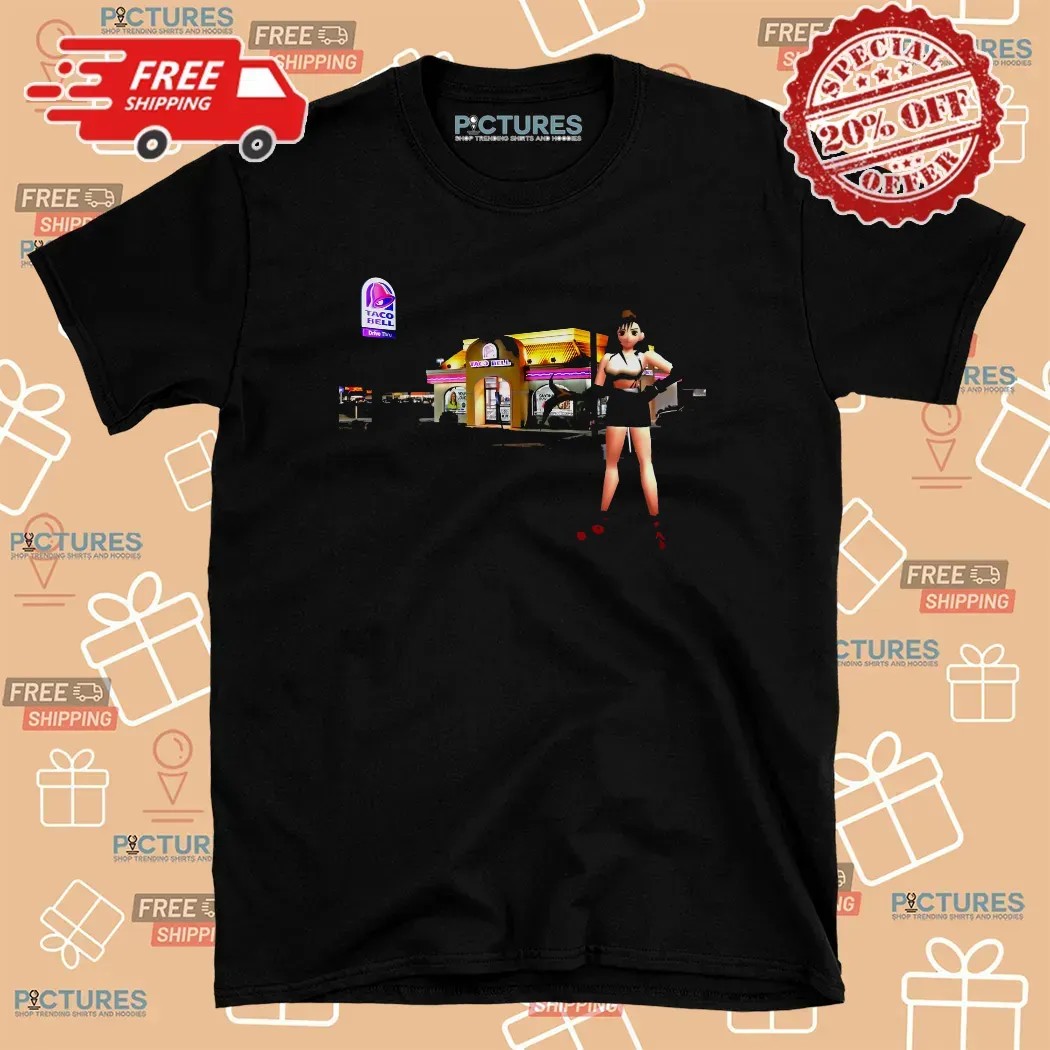 Tifa Lockhart At Taco Bell T Shirt