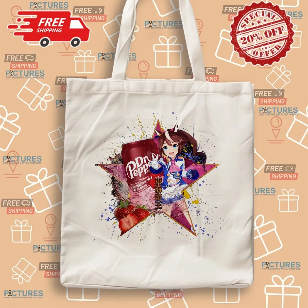 Tokai Teio Umamusume Dr Pepper Strawberries Cream Drink Anime Mashup T Shirt