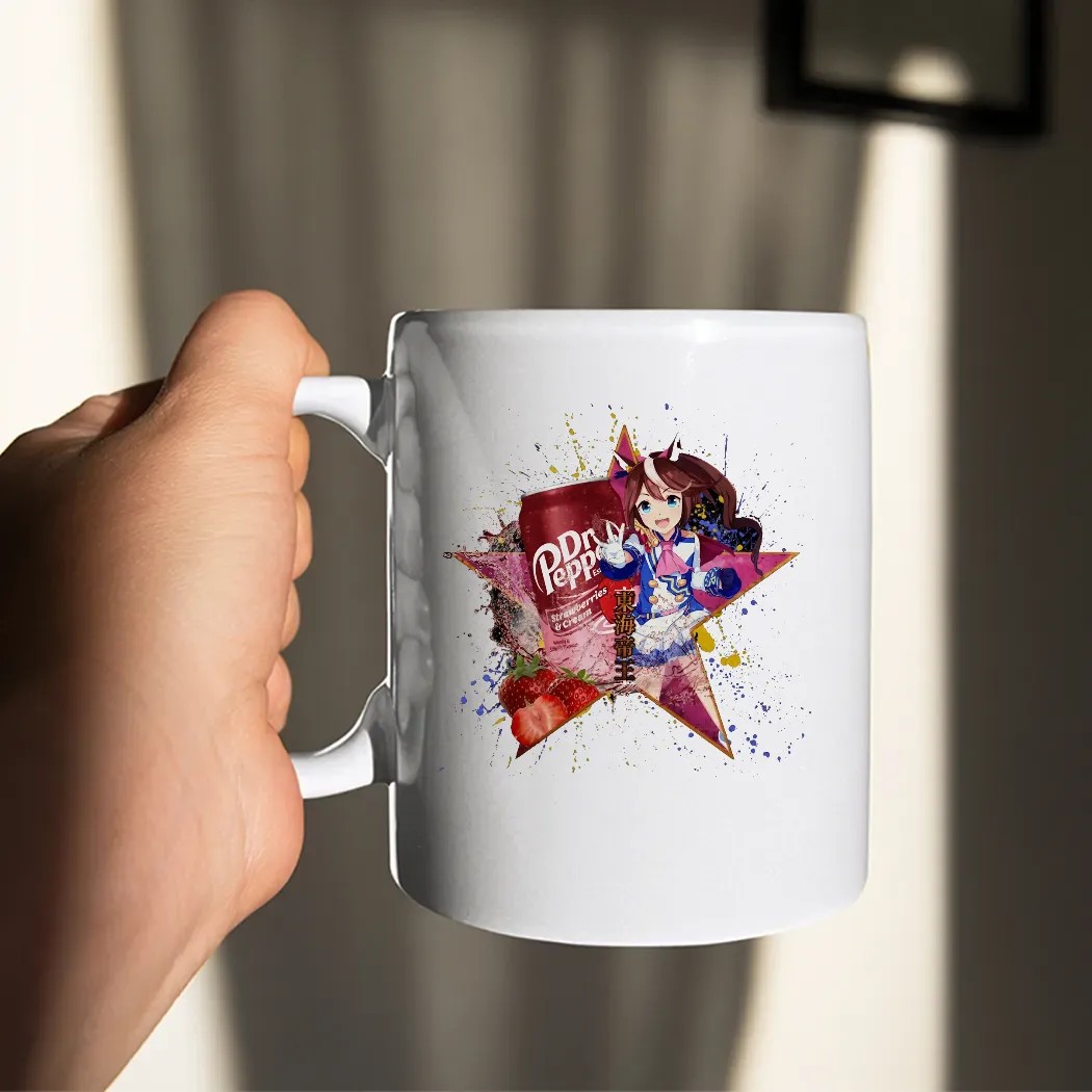 Tokai Teio Umamusume Dr Pepper Strawberries Cream Drink Anime Mashup T Shirt