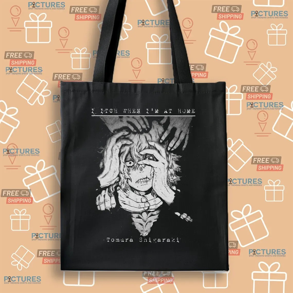 Tomura Shigaraki I Itch When I'm At Home Gothic T Shirt