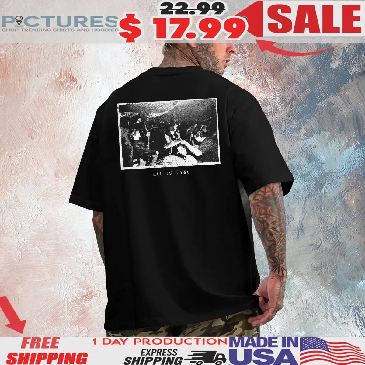 Tower Of Rome All Is Lost Vintage T Shirt