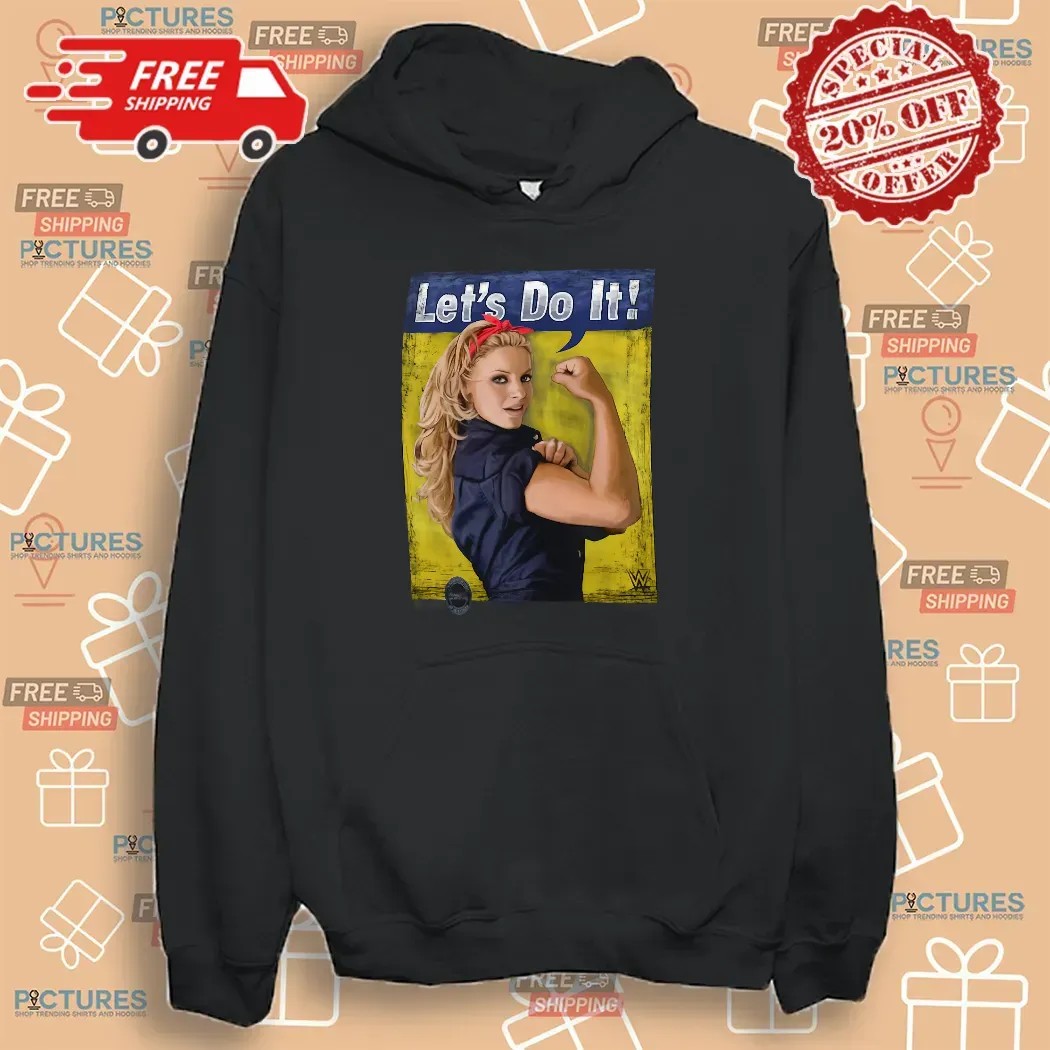 Trish Stratus Let’s Do It Rosie The Riveter Parody Meme T Shirt