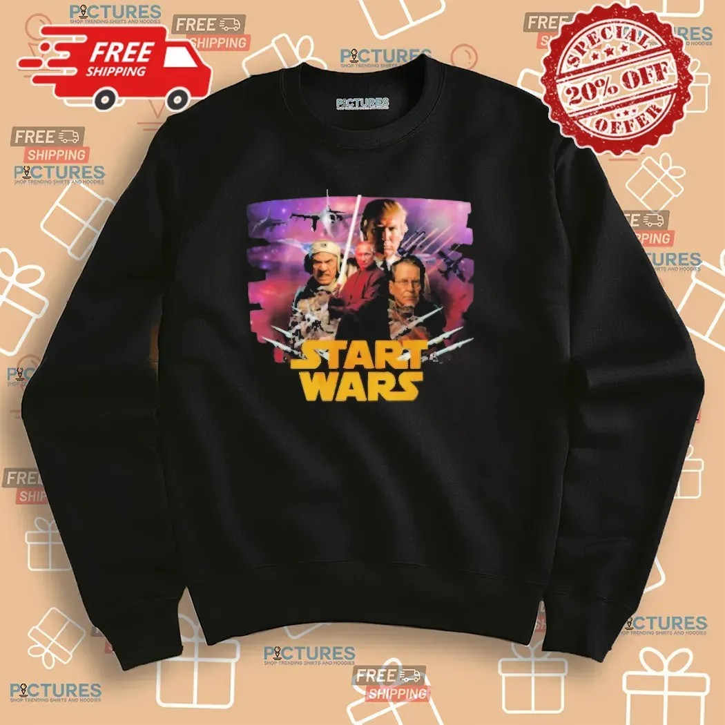 Trump And Putin Start Wars Political Satire Star Wars Parody T Shirt
