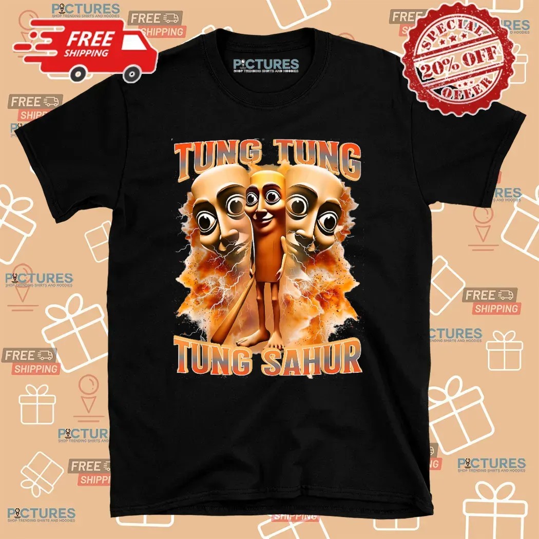 Tung Tung Tung Sahur Italian Brainrot Bootleg T Shirt
