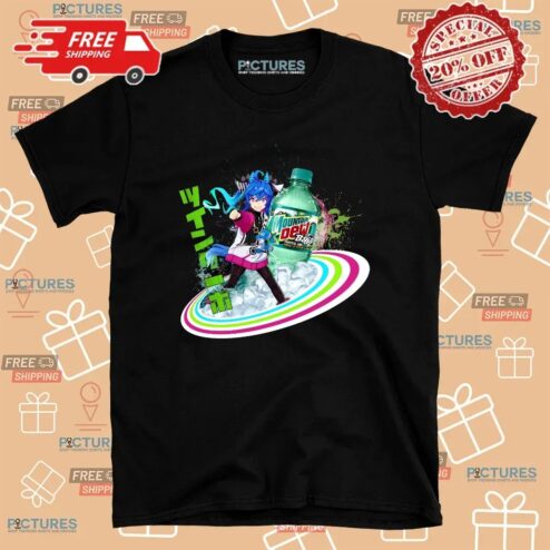 Twin Turbo Uma Musume Mountain Dew Baja Blast Mashup T Shirt