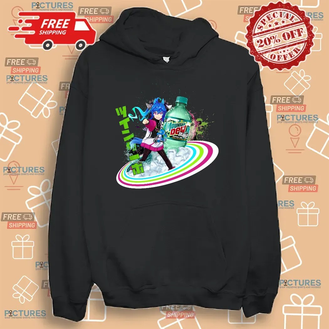 Twin Turbo Uma Musume Mountain Dew Baja Blast Mashup T Shirt