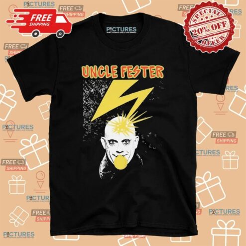 Uncle Fester Lightning T Shirt