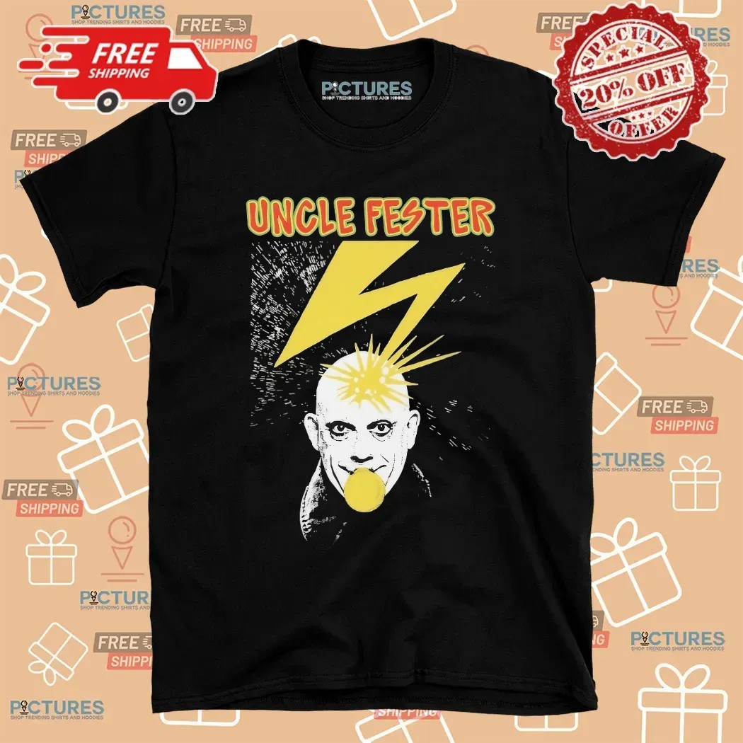 Uncle Fester Lightning T Shirt