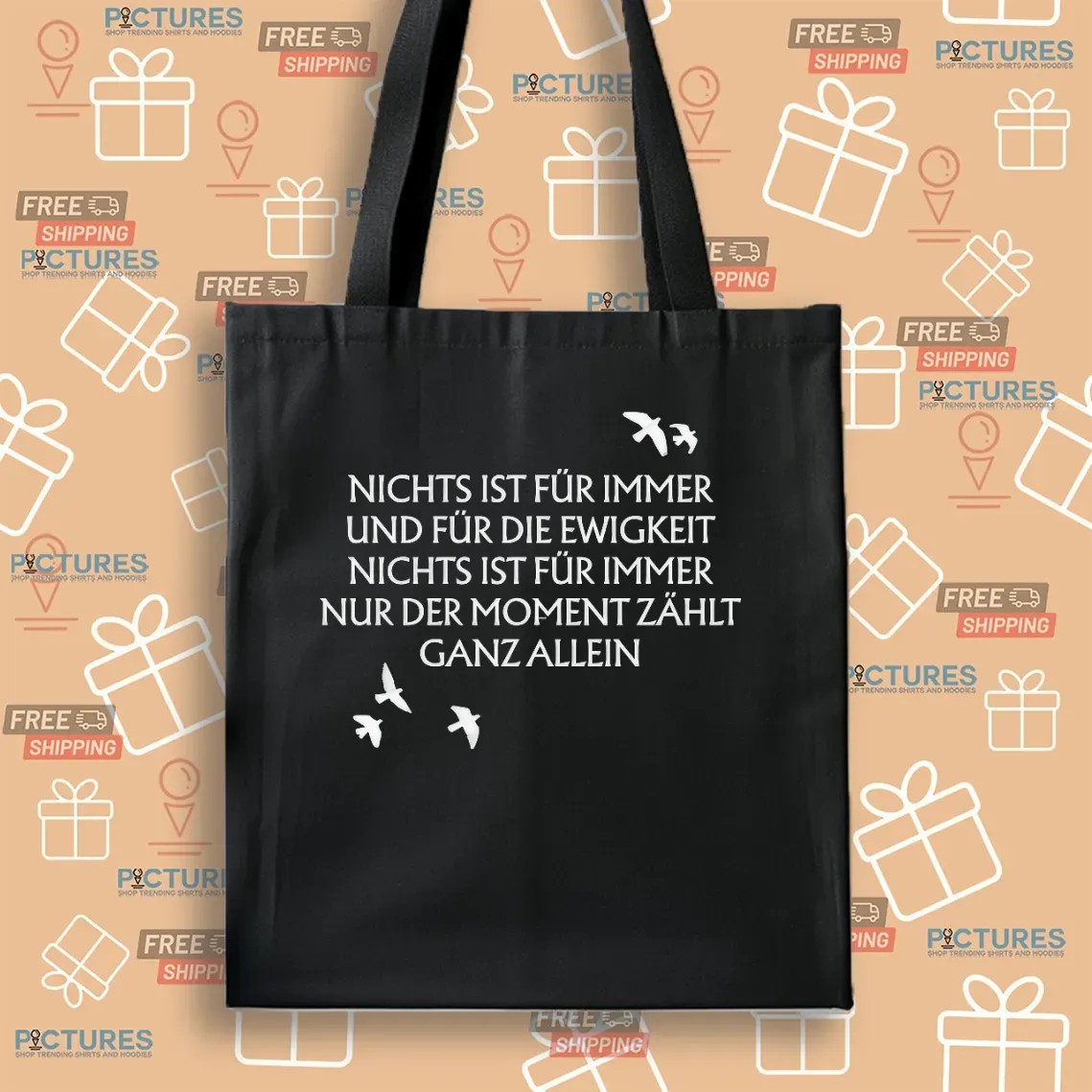 Unheilig Nichts Ist Für Immer Und Für Die Ewigkeit Nichts Ist Fur Immer Nur Der Moment Zahlt Ganz Allein Birds T Shirt