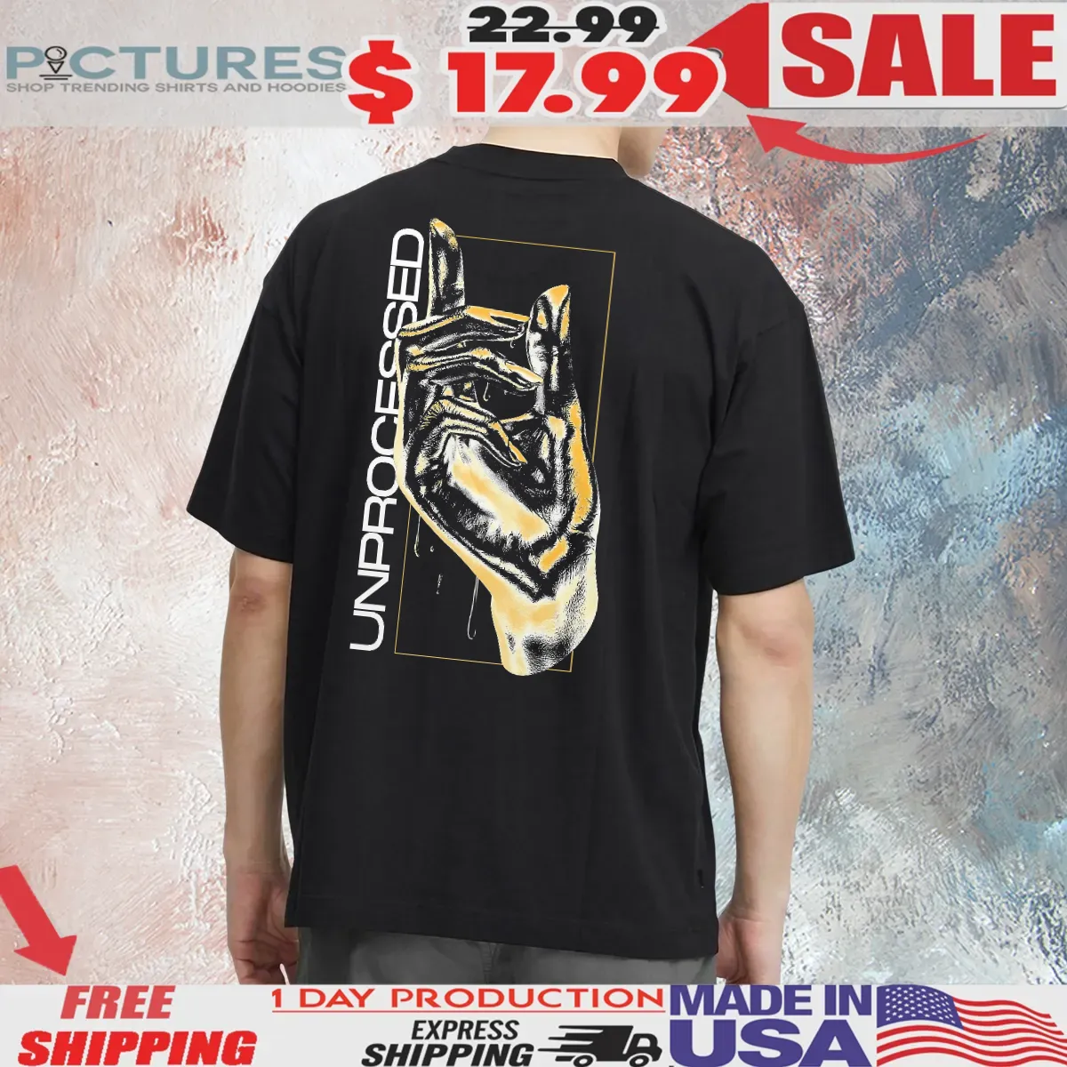Unprocessed Hand T Shirt