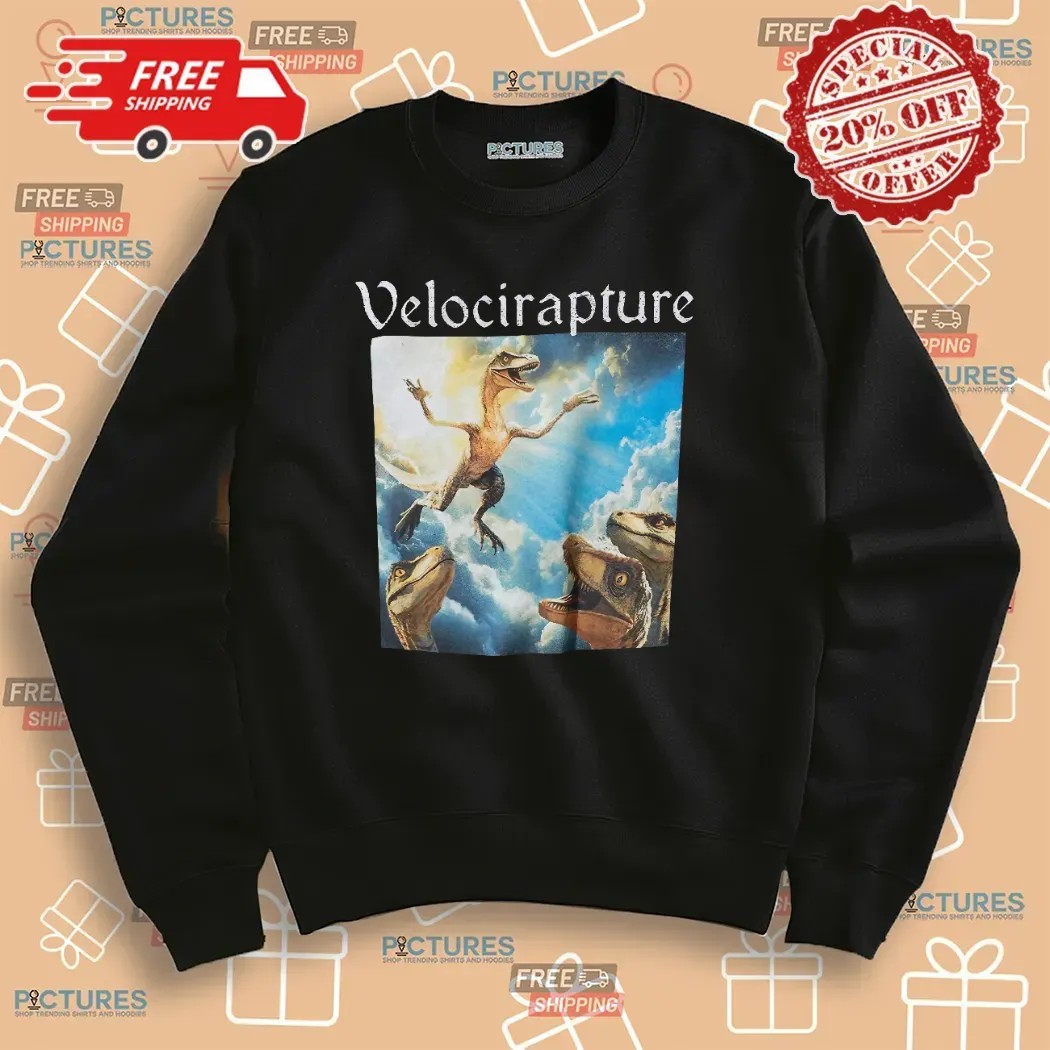 Velocirapture Dinosaur Rapture Meme T Shirt Velocirapture Dinosaur Rapture Meme T Shirt