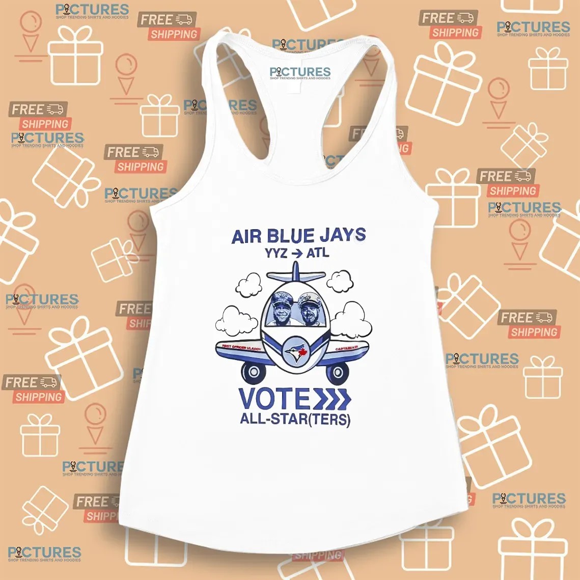 Vladdy And Kirky Air Blue Jays Yyz Atl Vote All Star T Shirt