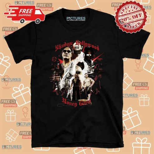 WWE The Rock John Cena Shadow Hollywood Money Gang T Shirt