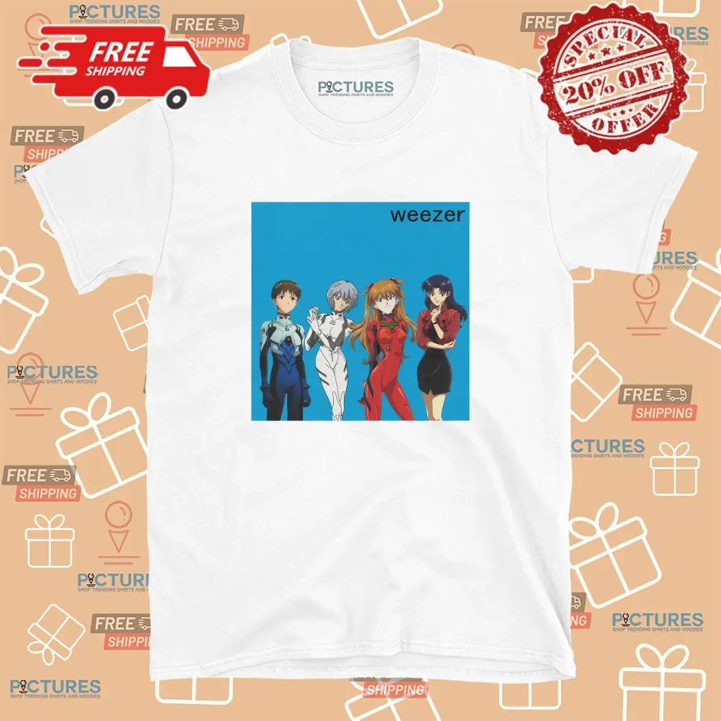 Weezer Eva Neon Genesis Evangelion Anime and Rock Culture T Shirt