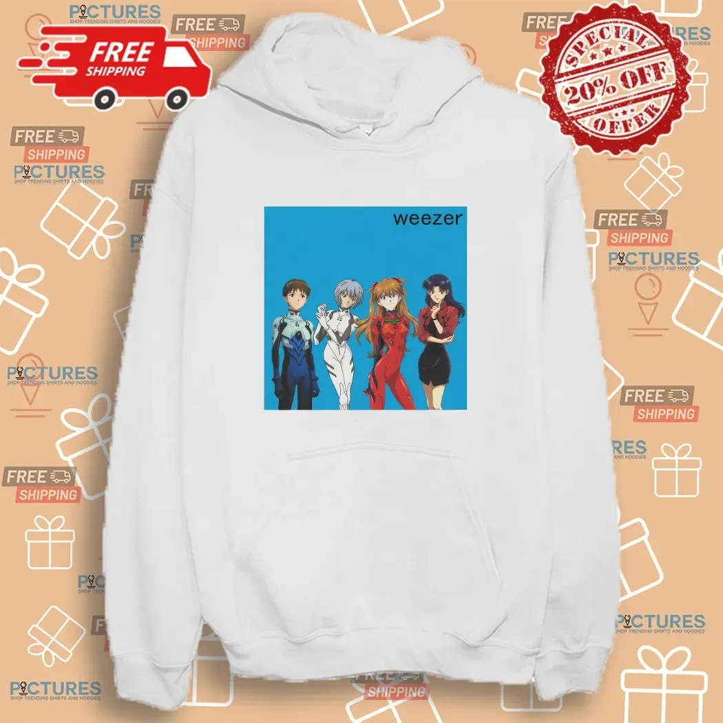 Weezer Eva Neon Genesis Evangelion Anime and Rock Culture T Shirt