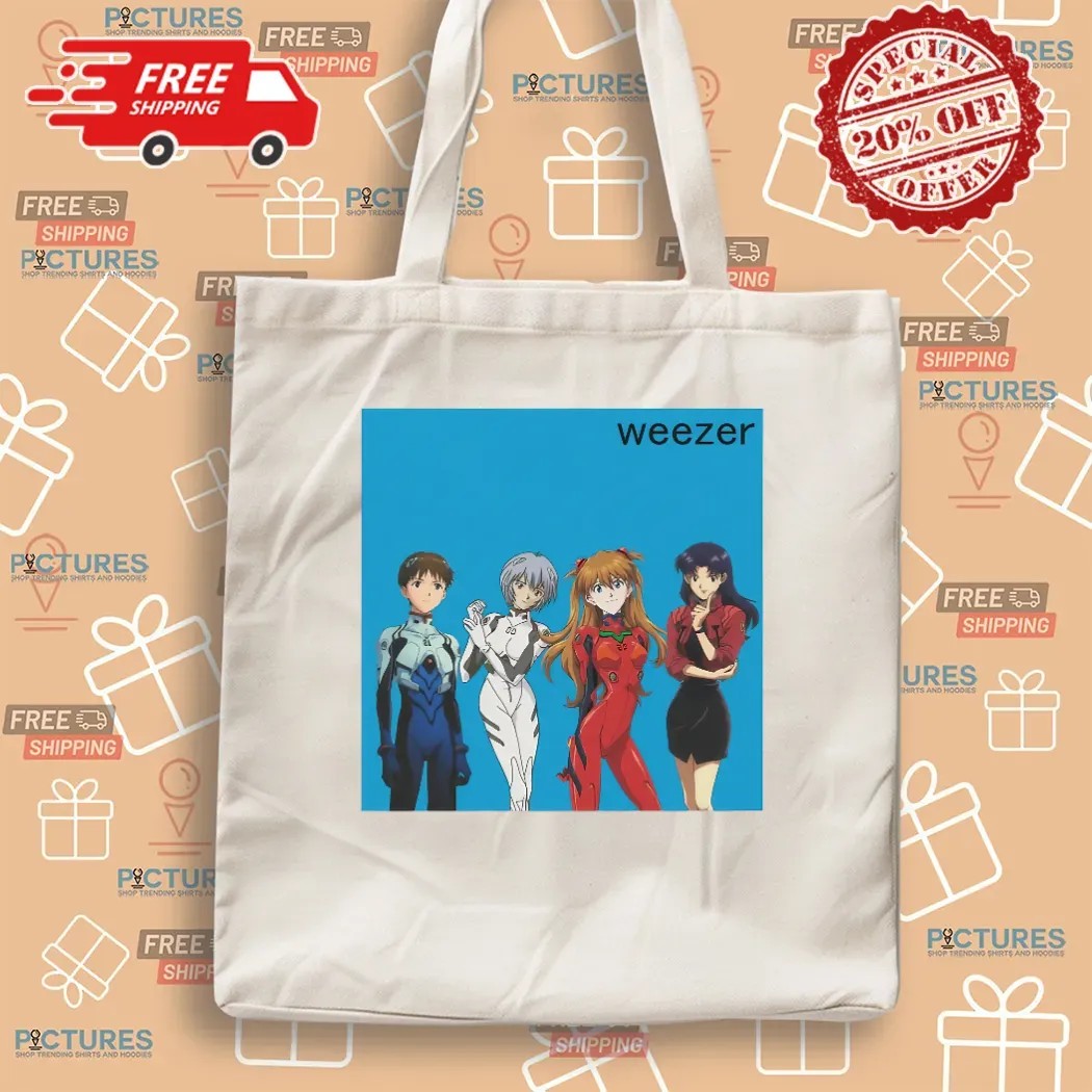 Weezer Eva Neon Genesis Evangelion Anime and Rock Culture T Shirt