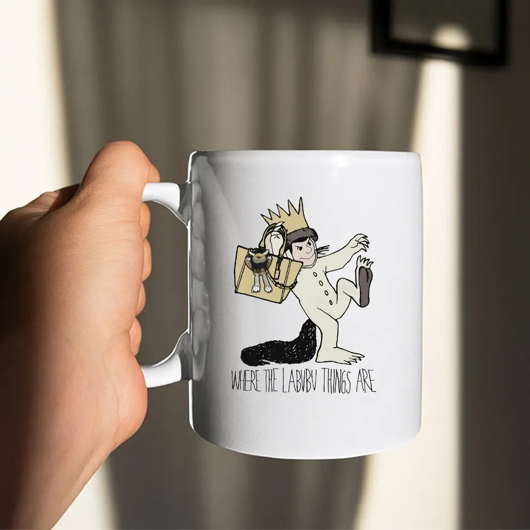 Where the Labubu Things Are Wild Things Book Parody T Shirt