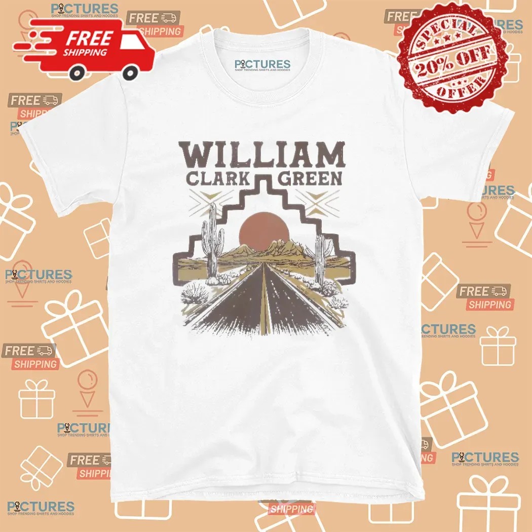 William Clark Green Aztec Highway Sun T Shirt