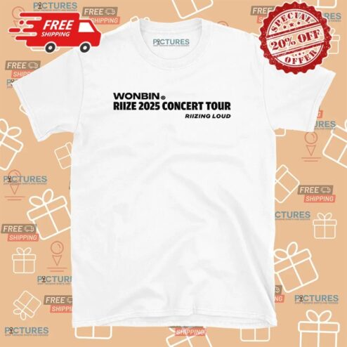 Wonbin Riize 2025 Concert Tour Riizing Loud 01 Born To Rise T Shirt