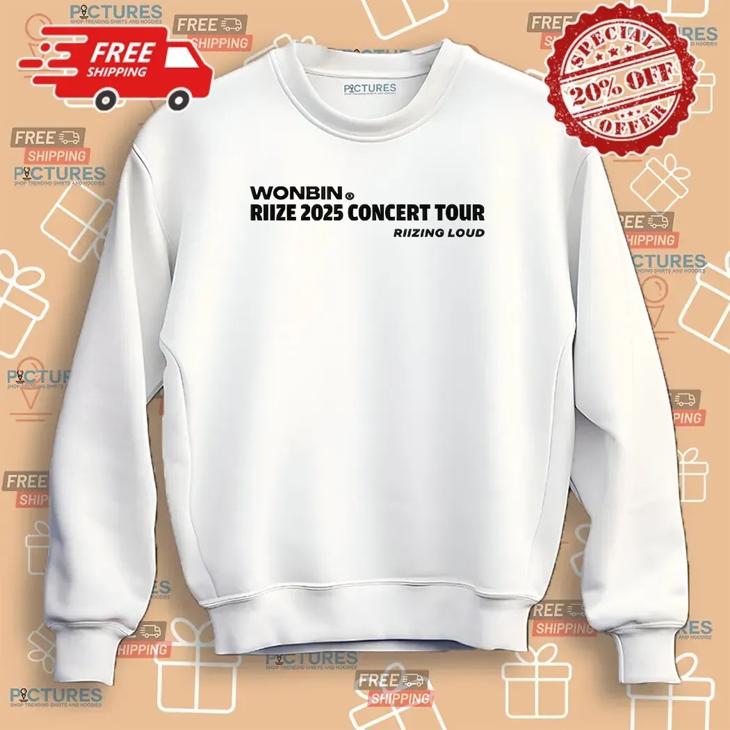 2025 RIIZE CONCERT TOUR Tシャツ　ウォンビン Wonbin Riize 2025 Concert Tour Riizing Loud 01 Born To Rise