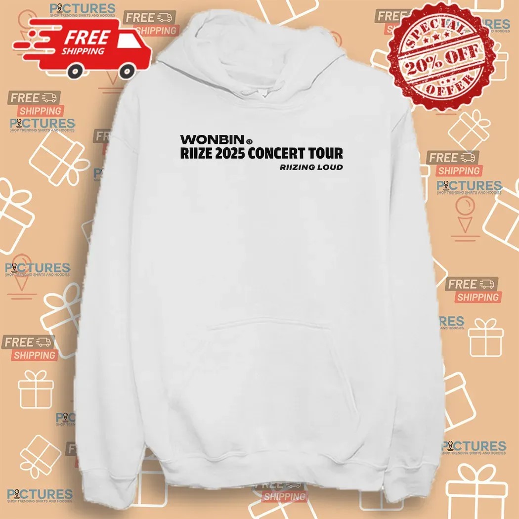 Wonbin Riize 2025 Concert Tour Riizing Loud 01 Born To Rise T Shirt