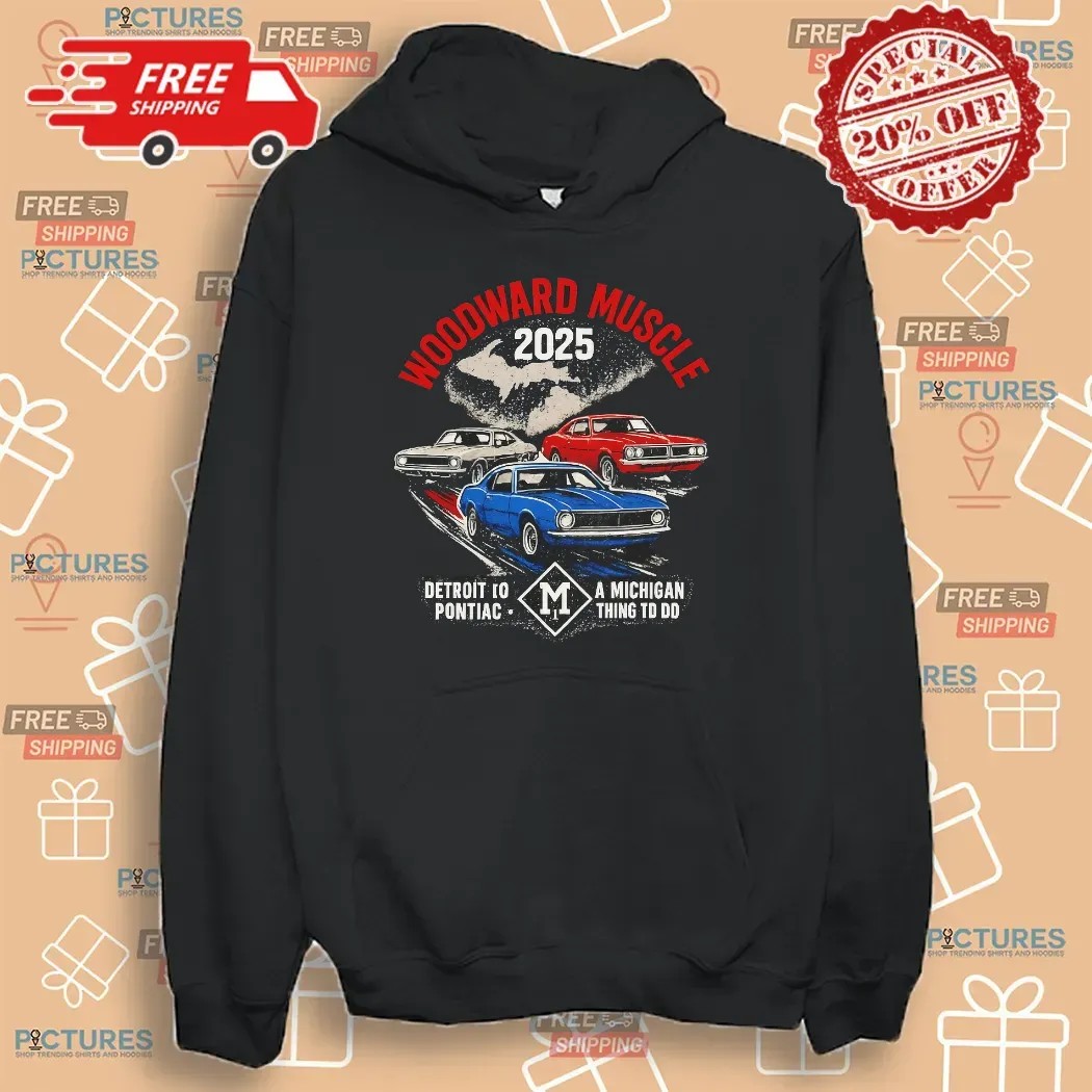 Woodward Muscle Car 2025 Detroit Pontiac Michigan Classic Ride T Shirt