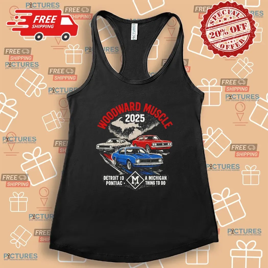 Woodward Muscle Car 2025 Detroit Pontiac Michigan Classic Ride T Shirt
