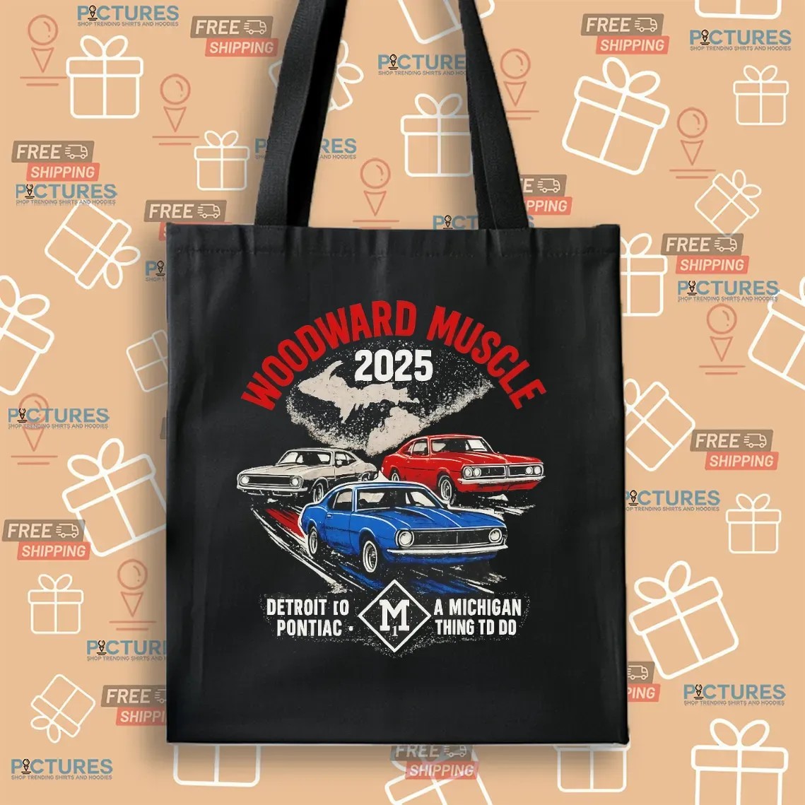 Woodward Muscle Car 2025 Detroit Pontiac Michigan Classic Ride T Shirt