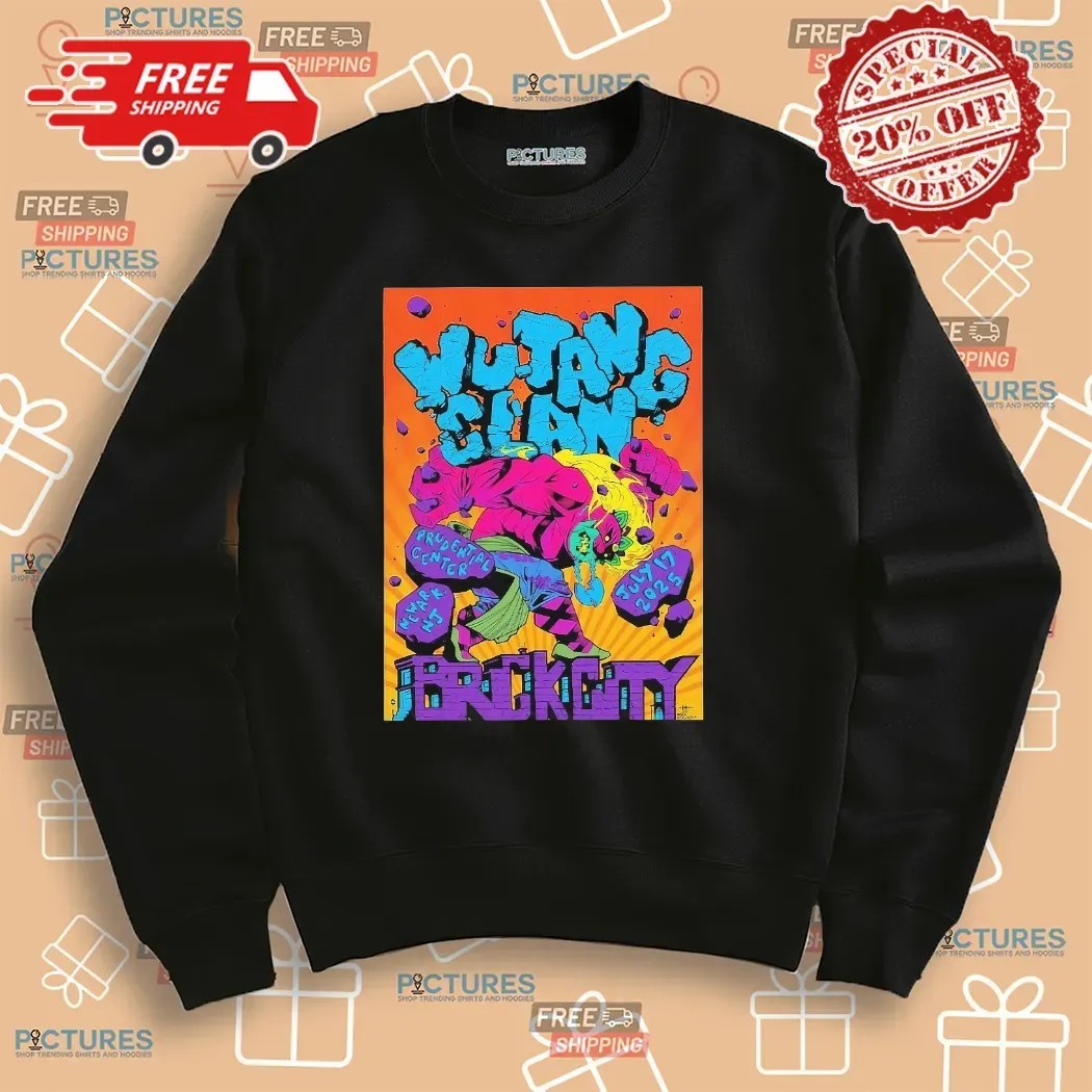 Wu Tang Clan Newark New Jersey 2025 At Prudential Center On July 17 2025 Brick City Marvel Comic Hulk Annual 1 T Shirt