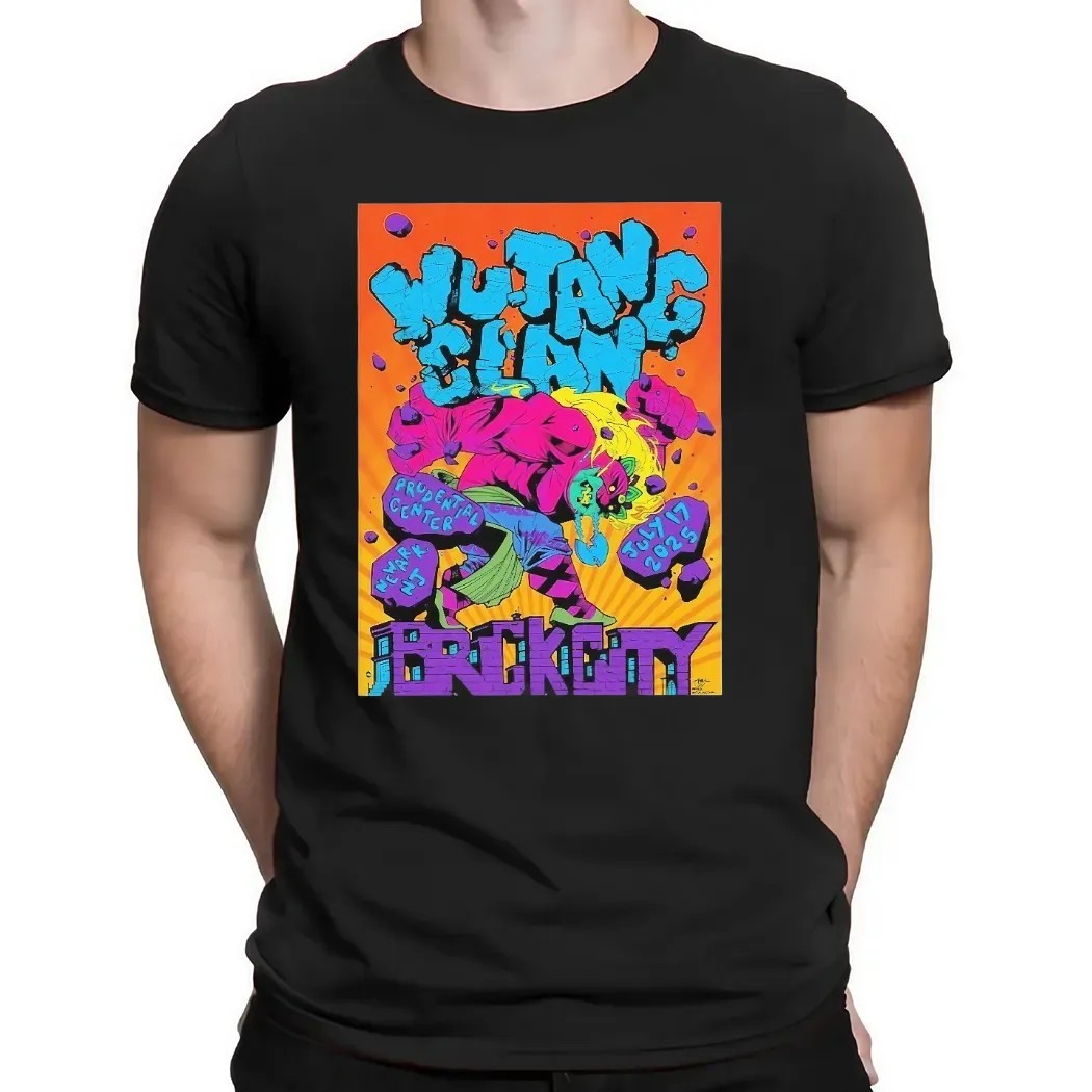 Wu Tang Clan Newark New Jersey 2025 At Prudential Center On July 17 2025 Brick City Marvel Comic Hulk Annual 1 T Shirt