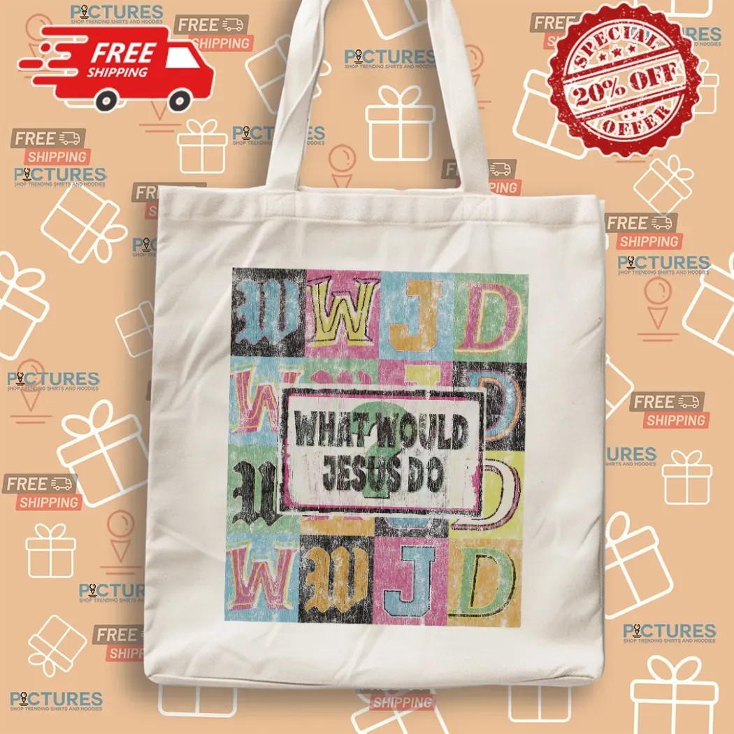 Wwjd What Would Jesus Do Colorful Christian T Shirt