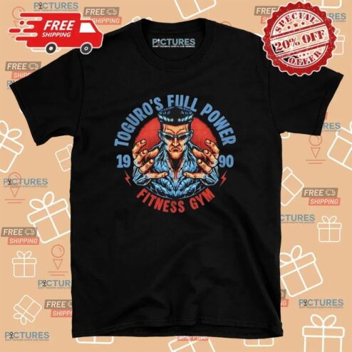 Yu Yu Hakusho Toguro’s Full Power Fitness Gym 1990 Graphic T Shirt