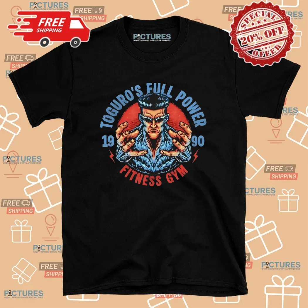 Yu Yu Hakusho Toguro’s Full Power Fitness Gym 1990 Graphic T Shirt
