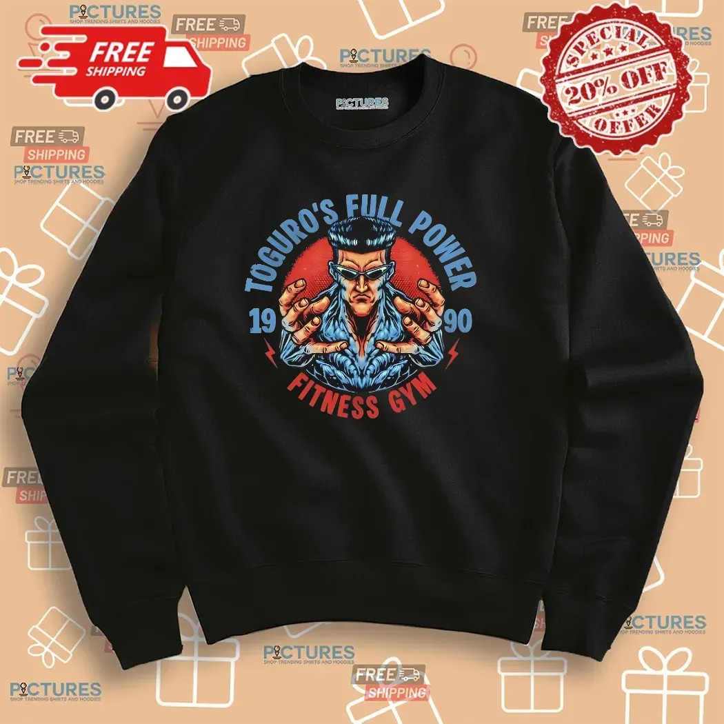 Yu Yu Hakusho Toguro’s Full Power Fitness Gym 1990 Graphic T Shirt