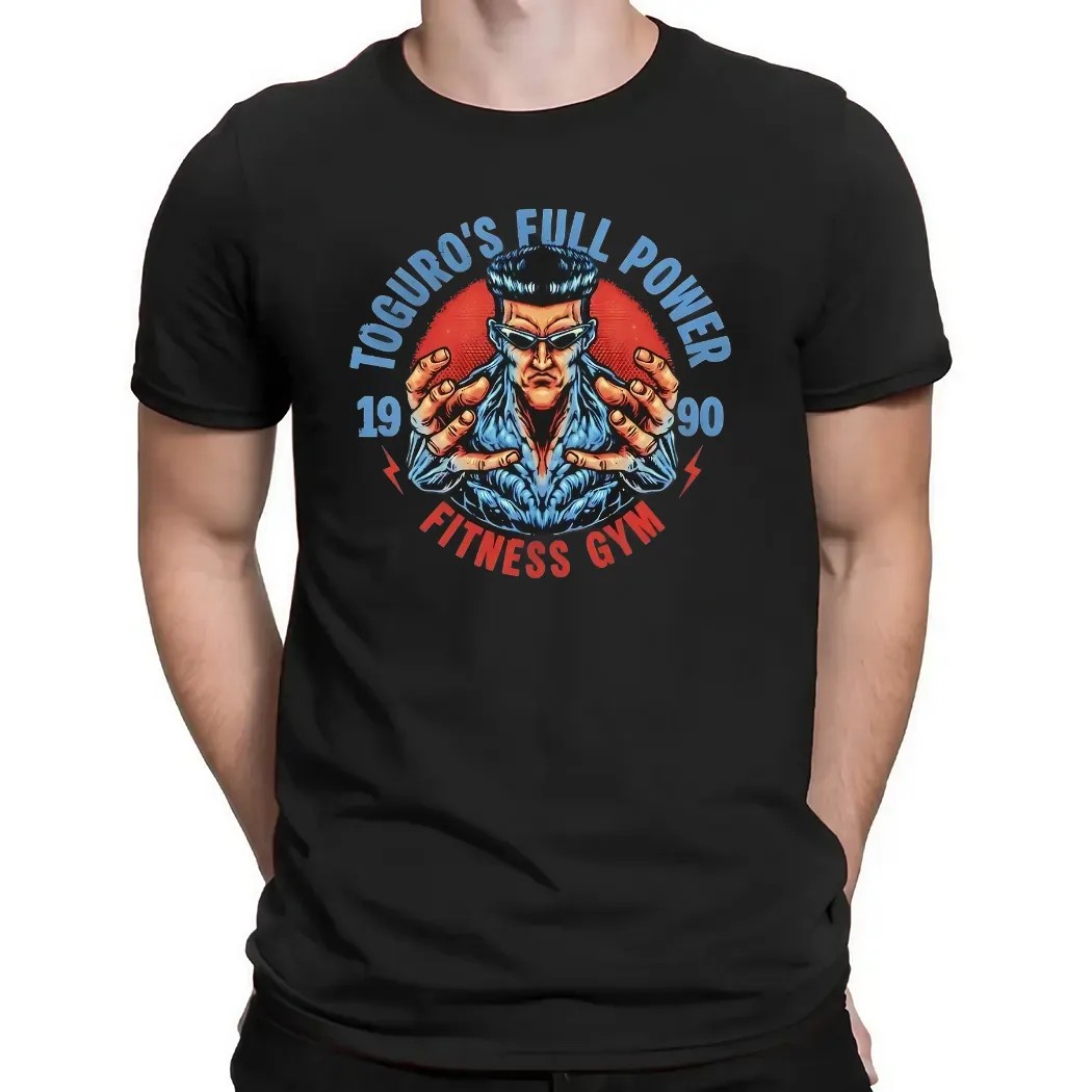 Yu Yu Hakusho Toguro’s Full Power Fitness Gym 1990 Graphic T Shirt