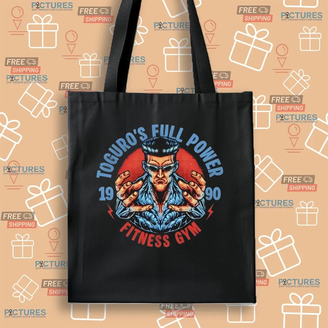 Yu Yu Hakusho Toguro’s Full Power Fitness Gym 1990 Graphic T Shirt