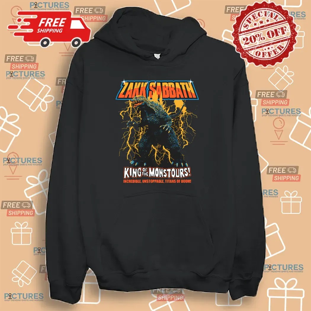 Zakk Sabbath King Of Monstours Schedule Tour Incredible Unstoppable Titans Of Doom T Shirt