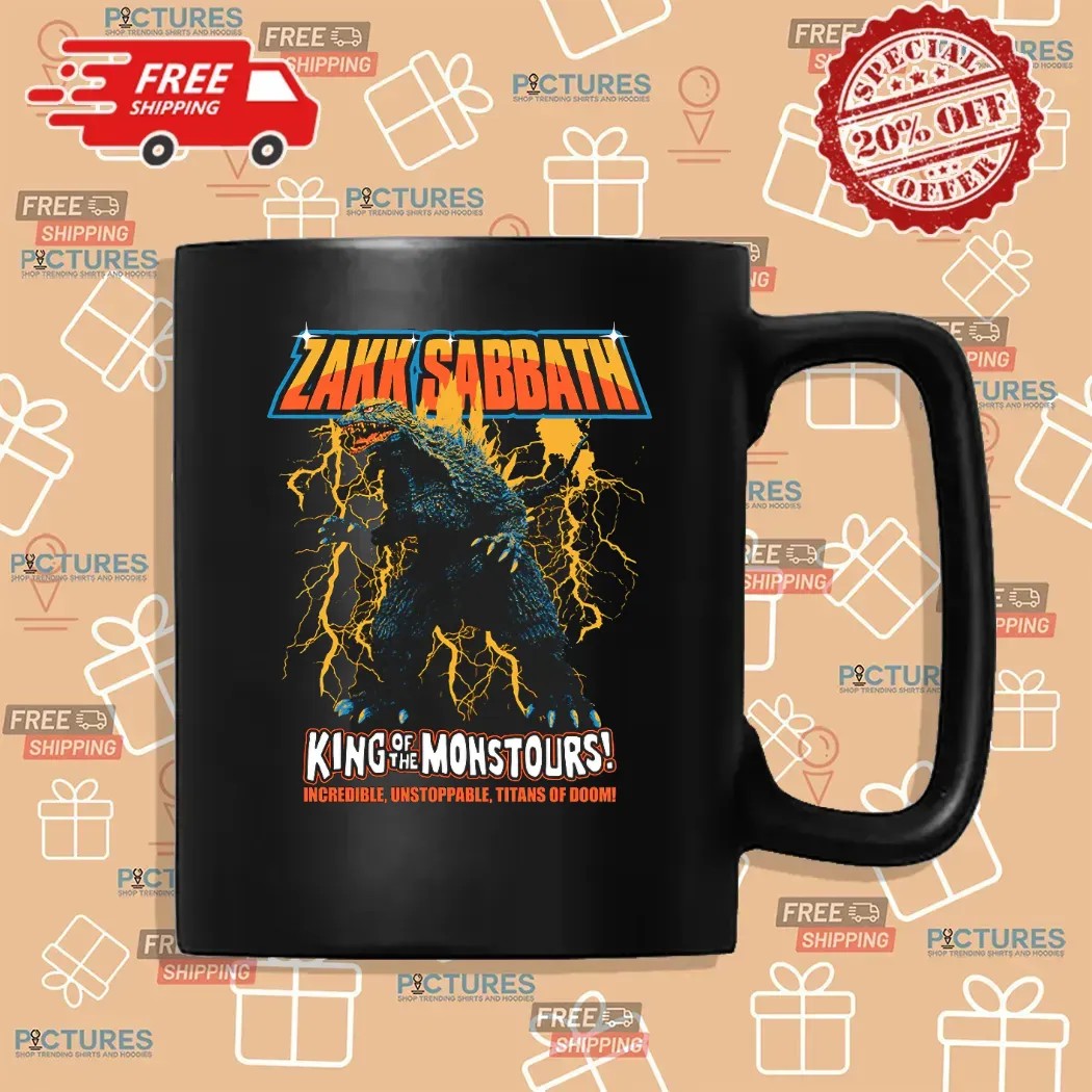 Zakk Sabbath King Of Monstours Schedule Tour Incredible Unstoppable Titans Of Doom T Shirt