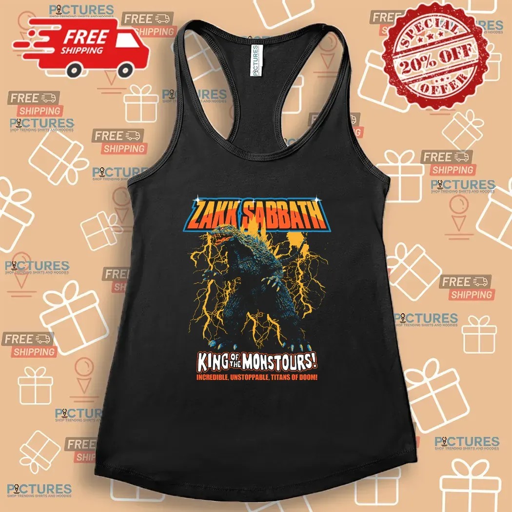Zakk Sabbath King Of Monstours Schedule Tour Incredible Unstoppable Titans Of Doom T Shirt