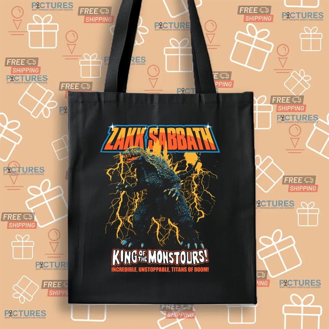 Zakk Sabbath King Of Monstours Schedule Tour Incredible Unstoppable Titans Of Doom T Shirt