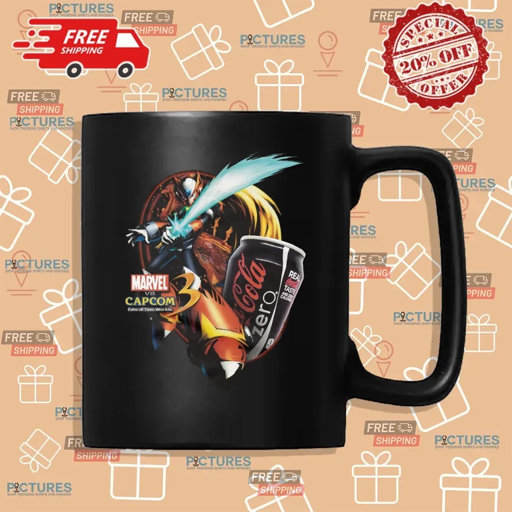 Zero Marvel Vs Capcom 3 Fate Of Two Worlds Coca Cola Zero Mashup T Shirt