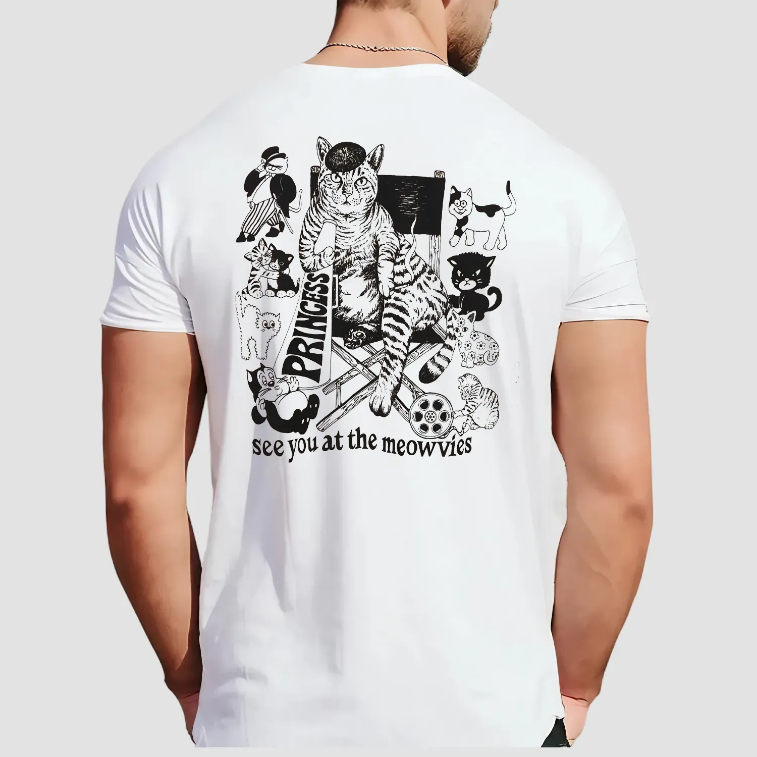 Cinématographe See You At The Meowvies Tv Cat T Shirt2