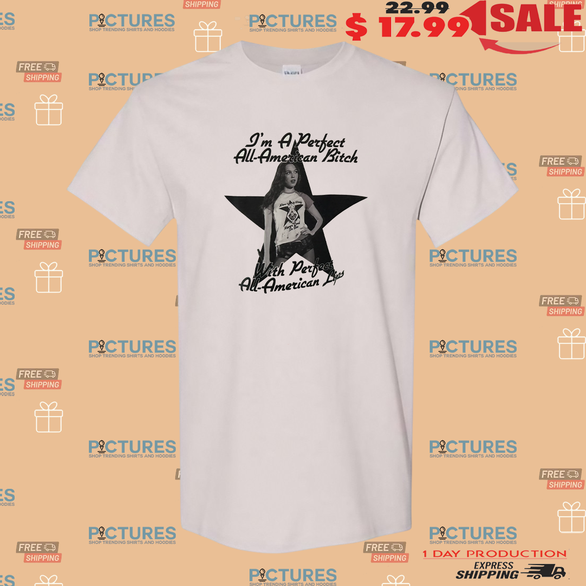 Olivia Rodrigo I'm A Perfect All-american Btch With Perfect All-american Lips New York City Never Look So Blue T Shirt
